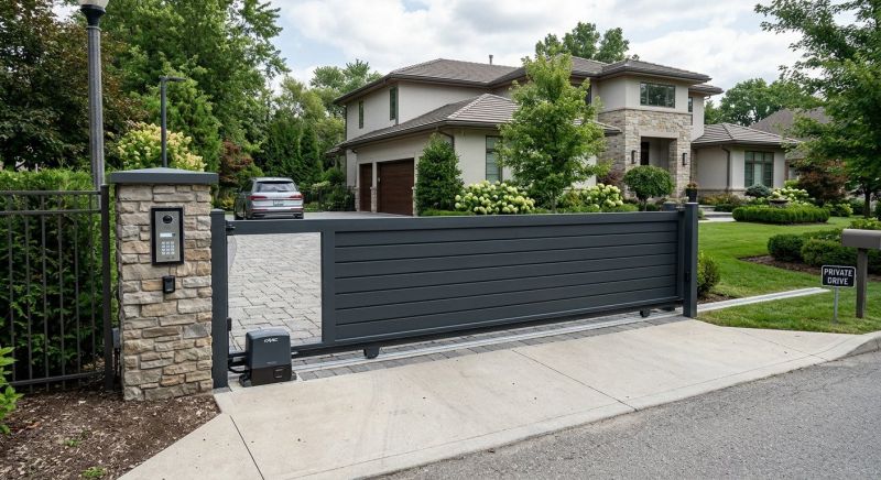 Driveway Gate Installation in Naperville, IL