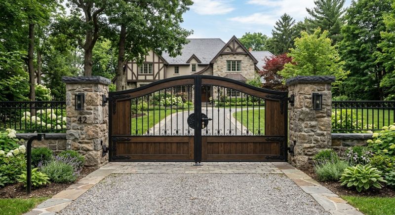 Entrance Gate Installation in Plano, TX