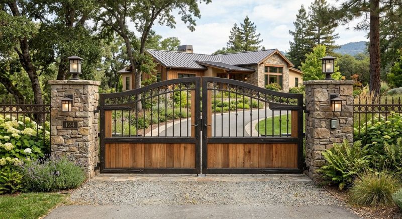 Entrance Gate Installation in Naperville, IL