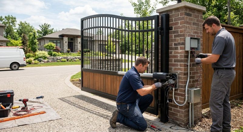 Remote Gate Installation in Cumming, GA